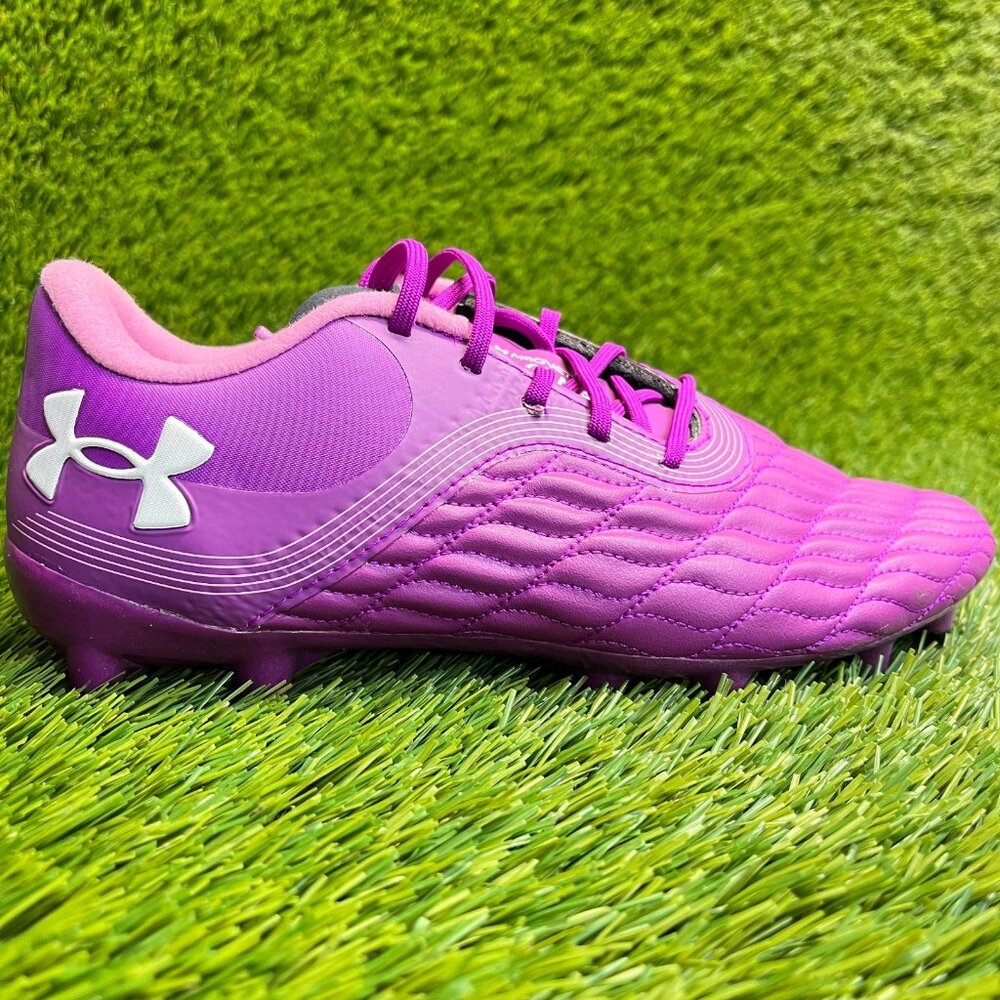 Under Armour Magnetico Pro 3.0 Mens Size 6.5 Purple White Running Soccer Cleats